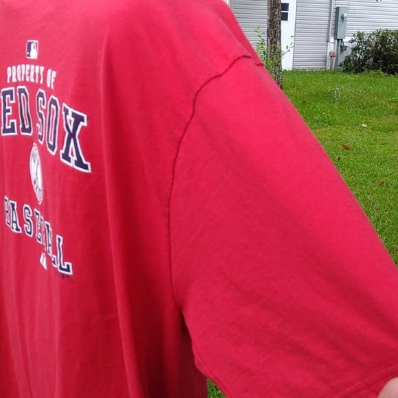 Majestic Authentic Collections Boston Property of Red Sox Baseball Tee Shirt - Picture 3 of 7